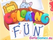 Игра Веселые раскраски